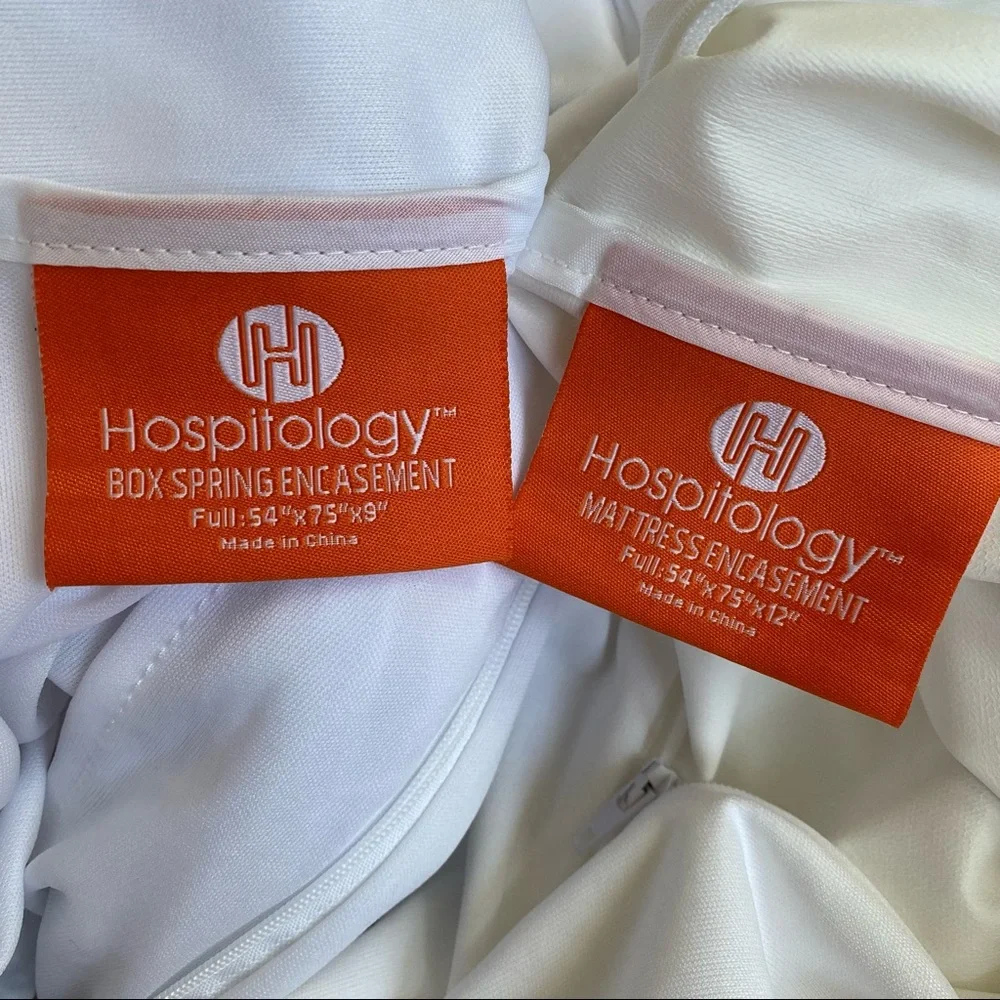 Hospitology Full Size Mattress & Box Spring Bed Bug/Dust Mite Covers
